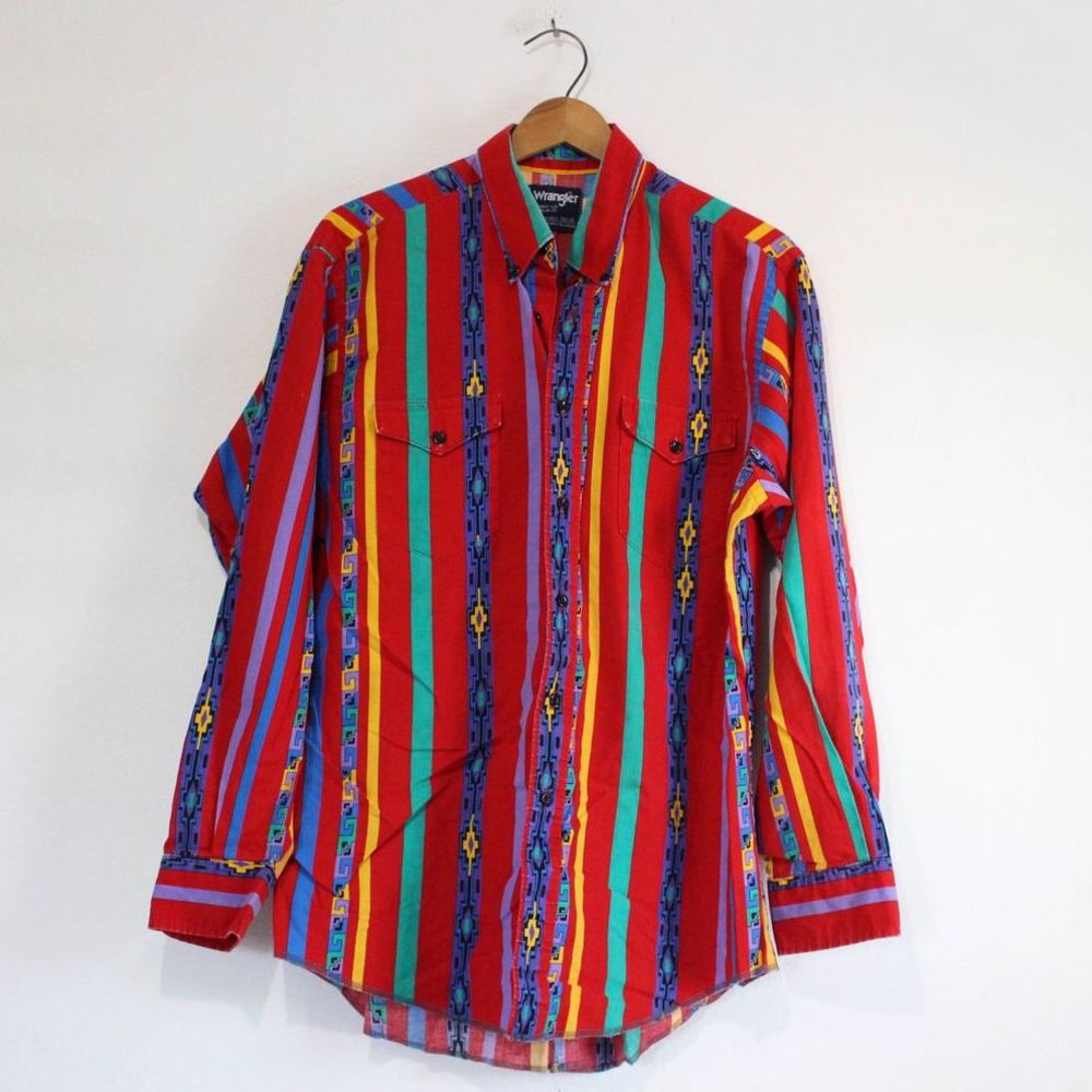 Vintage Southwestern Wrangler Button Up